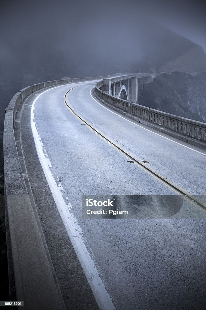 Bixby Bridge, Big Sur, Kalifornien, USA - Lizenzfrei Brücke Stock-Foto