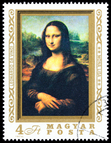 Cancelled Stamp From Hungary: Mona Lisa By Leonardo Da Vinci.