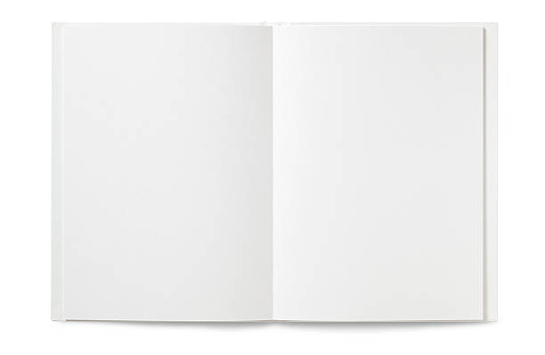 libro abierto blanco - open book fotografías e imágenes de stock
