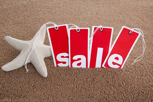 Travel Vacation Sale Event stock photo