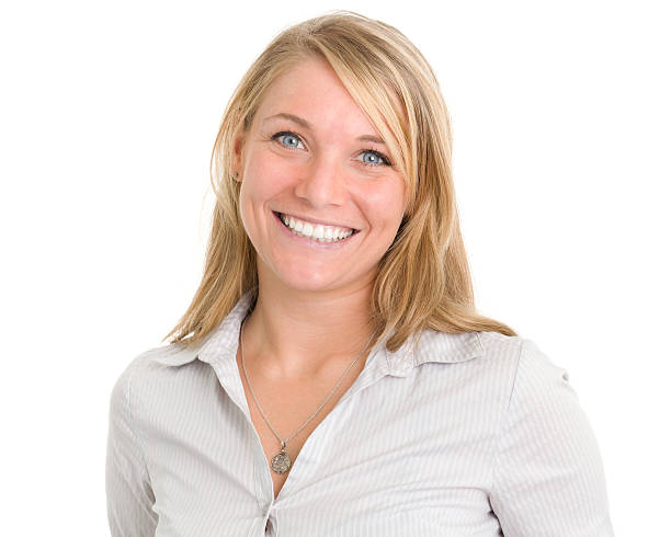 istock Happy Smiling Woman Close-up 185214971