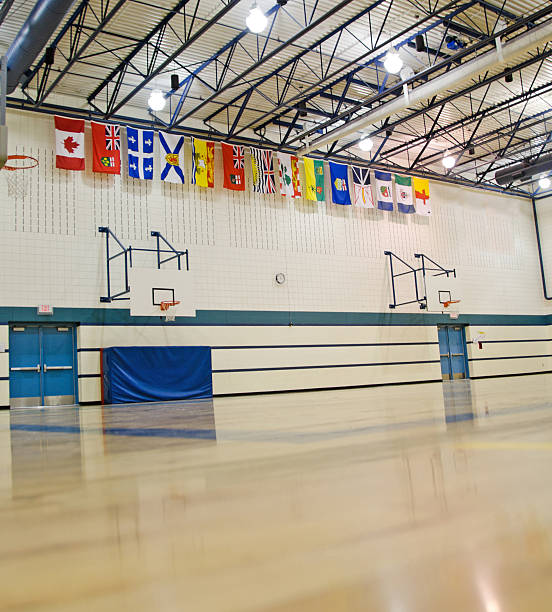 Canadian School Gym Floor