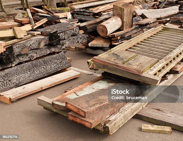 Scrap Wood Stock Photo - Download Image Now - Arrangement, Burnt, Cedar Tree