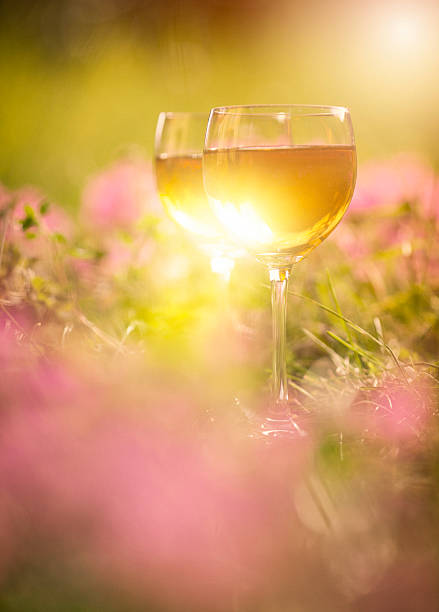 Glass and flowers