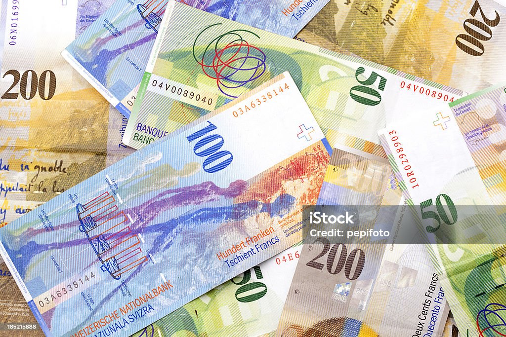 Valuta svizzera - Foto stock royalty-free di Valuta svizzera