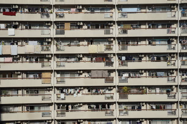 istock Japanese apartment complex the Danchi 1852161605