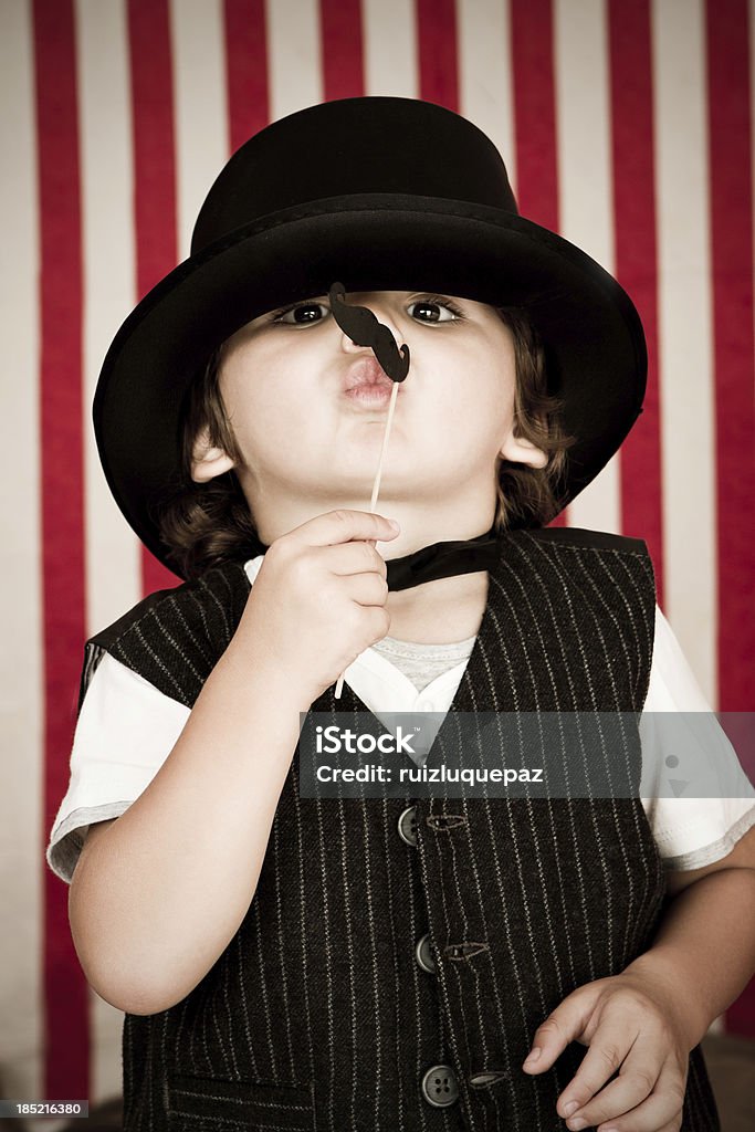 사랑스러운 서커스 단장 - 로열티 프리 2-3 살 스톡 사진