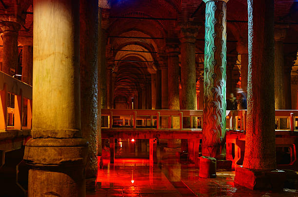 the basilica cistern - yerebatan sarnıcı fotoğraflar stok fotoğraflar ve resimler