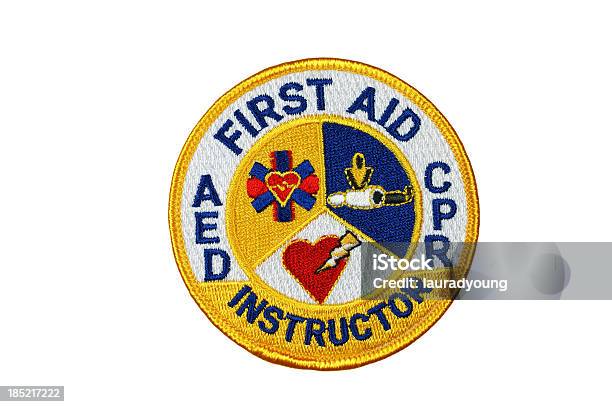 First Aid Cpr Aed Instructor Patch Stock Photo - Download Image