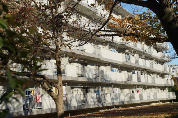 istock Japanese apartment complex the Danchi 1852172898