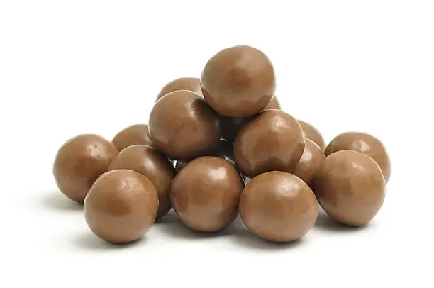 Photo of Chocolate coated malt balls