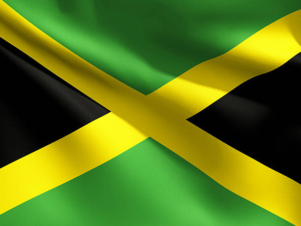 istock Close Up Flag - Jamaica 185217772