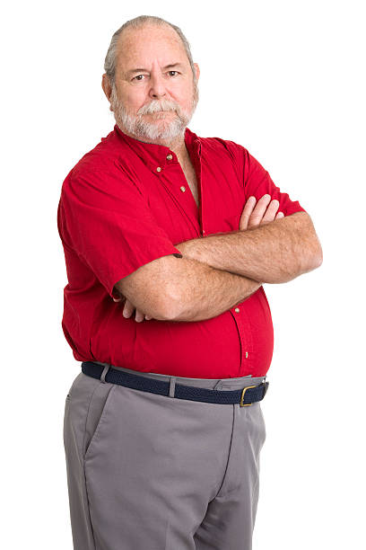 istock Senior Man Posing With Arms Crossed 185217822