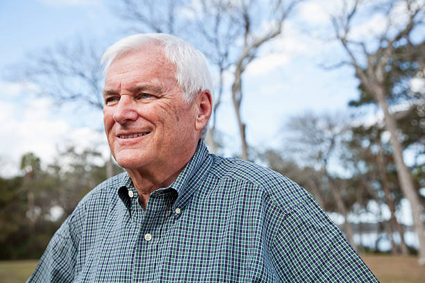 istock Senior man outdoors 185217843
