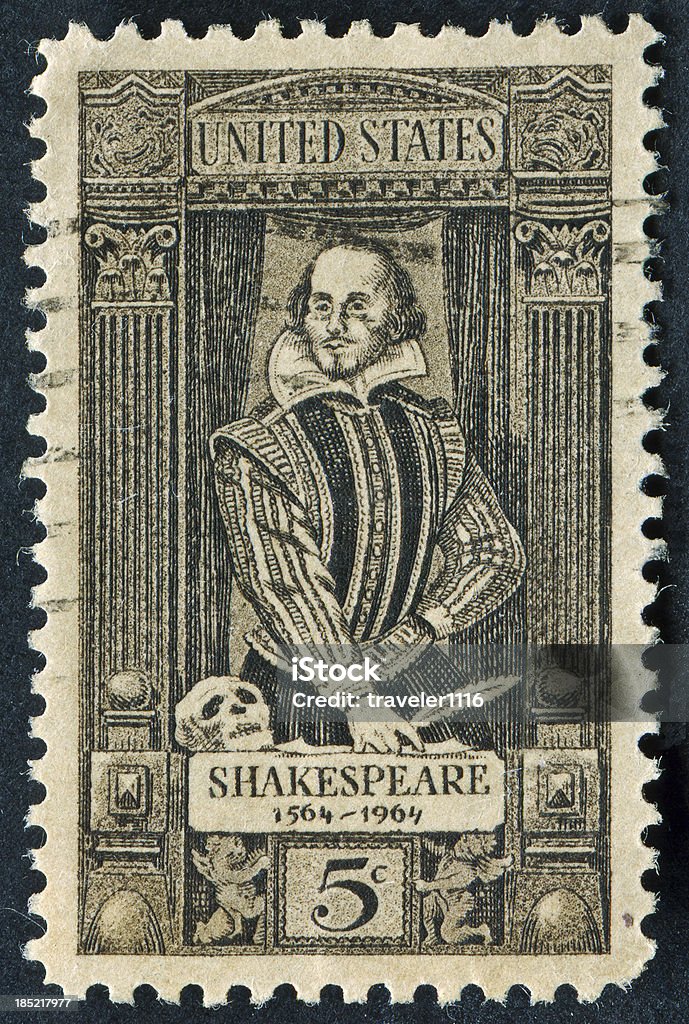 William Shakespeare Carimbo - Royalty-free William Shakespeare Foto de stock