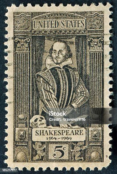 William Shakespeare Carimbo - Fotografias de stock e mais imagens de William Shakespeare - William Shakespeare, Escritor, Escrever