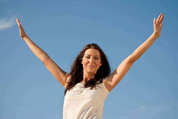istock Woman feeling free 185218102