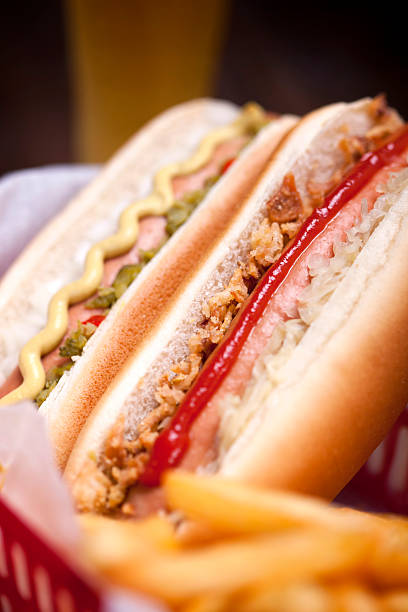 istock Hotdog and Fries 185218621