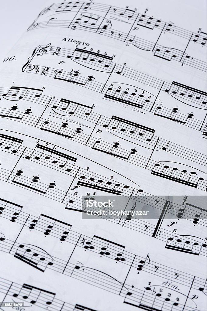 Pauta de Música - Royalty-free Acorde Foto de stock