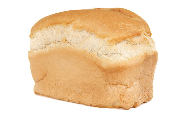 istock White Farmhouse loaf of bread on a white background 185218740