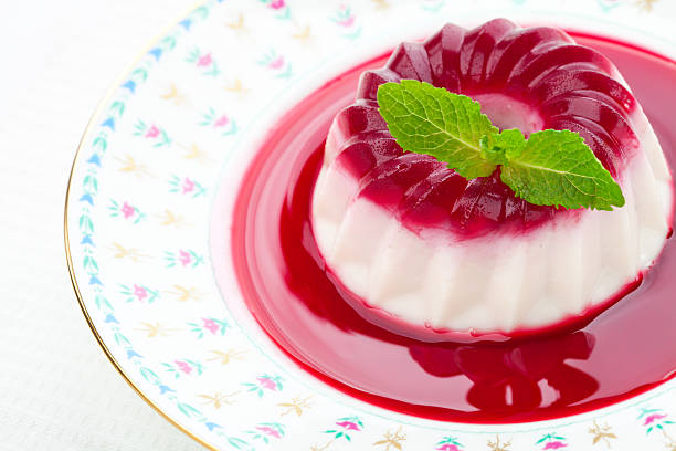 istock Delicious panna cotta dessert 185218945