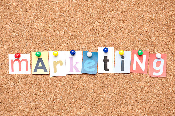 istock Marketing letters on corkboard 185218965