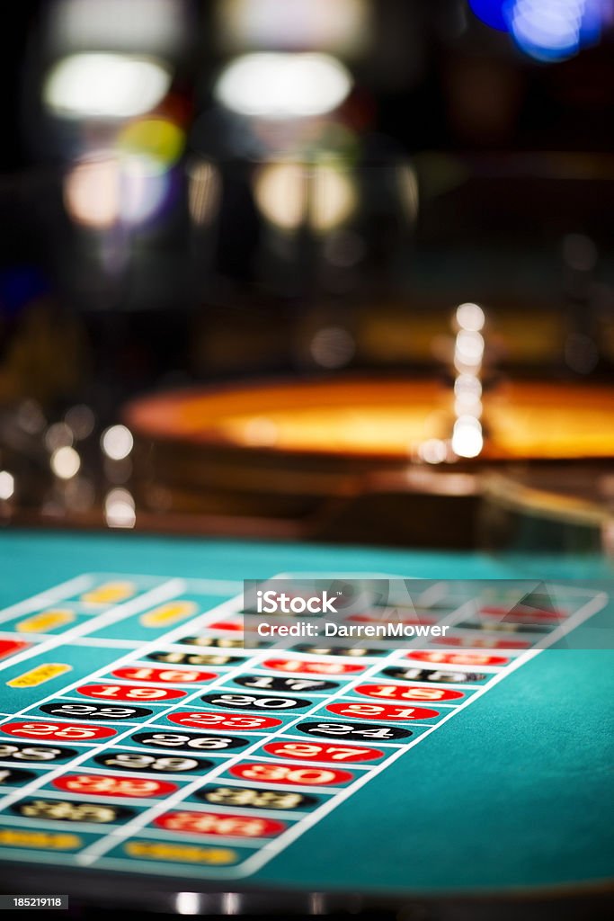 Table de Roulette - Photo de Casino libre de droits