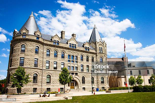 An Outside Shot Of The University Of Winnipeg On A Sunny Day Stock Photo - Download Image Now