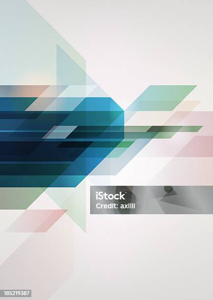 A Blue And White Abstract Background Stock Illustration - Download Image Now - Backgrounds, Angle, Pattern