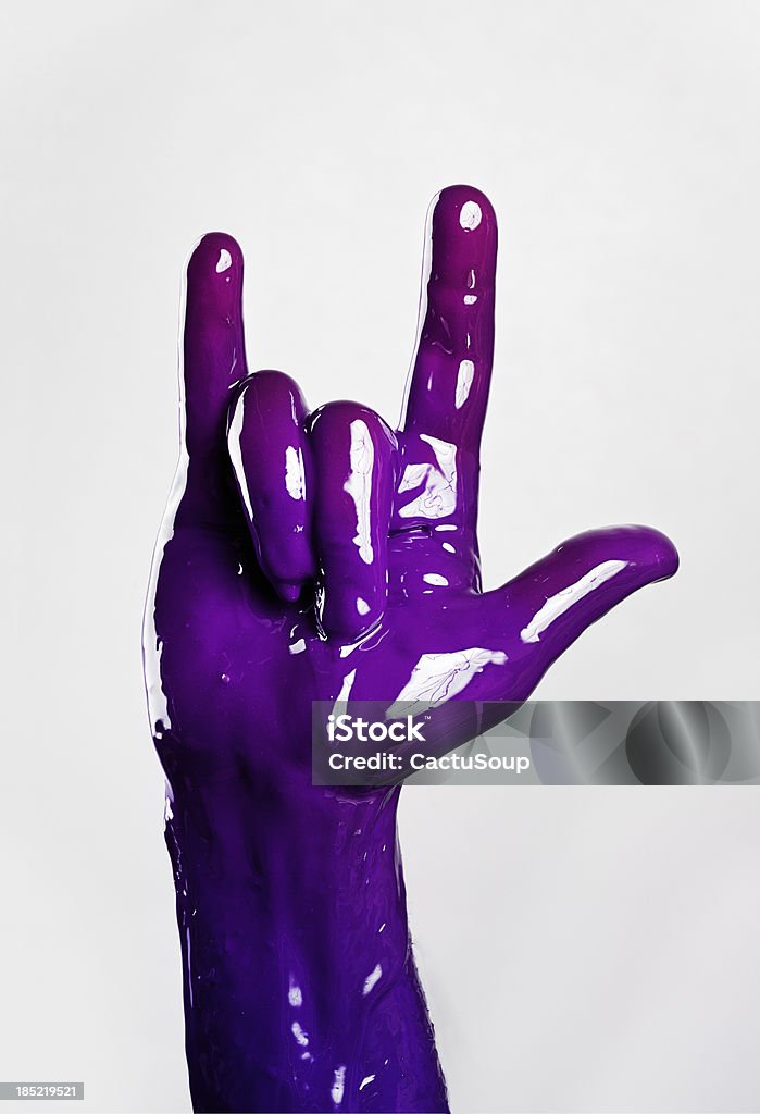 Punk-hand - Lizenzfrei Rockmusik Stock-Foto