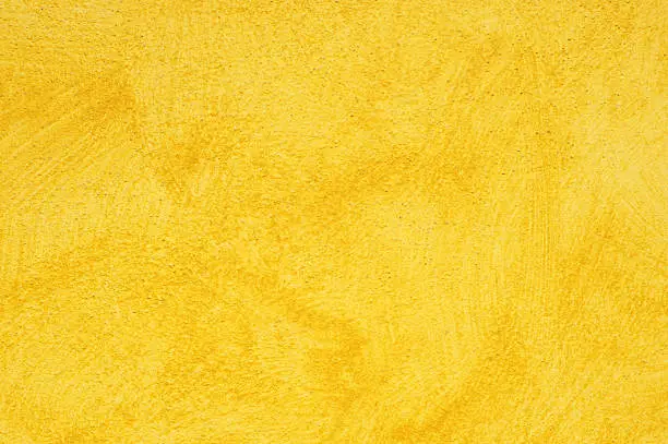Photo of Yellow Wall Background; Texture Pattern