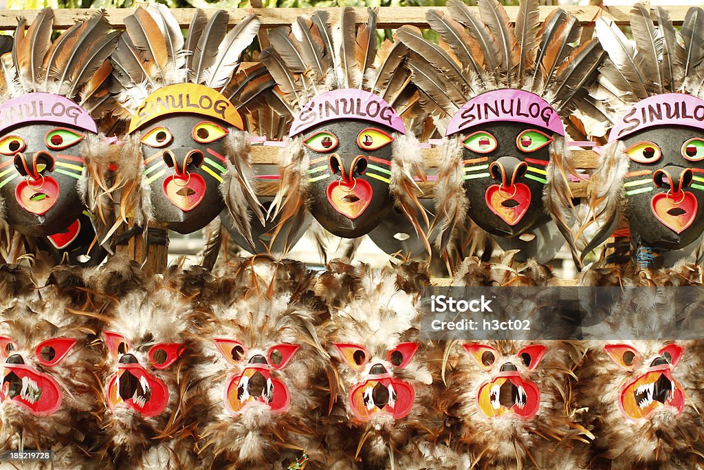 Sinulog masques - Photo de Philippines libre de droits