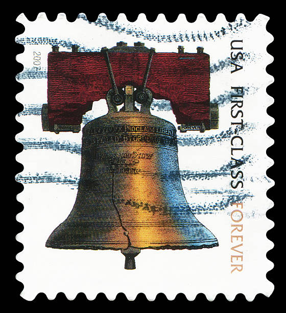 campana de la libertad - postage stamp mail eternity liberty bell fotografías e imágenes de stock