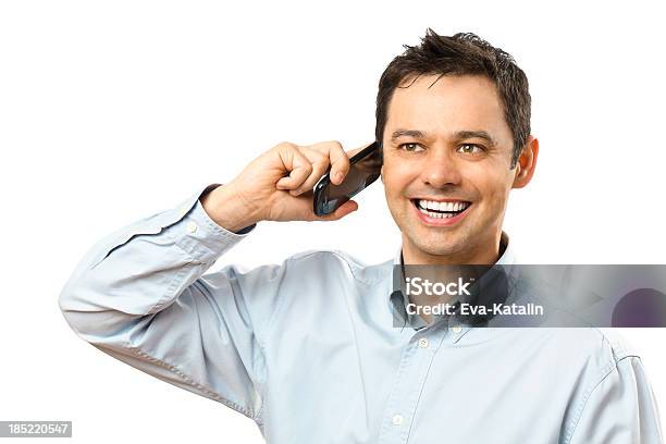 On The Phone Stock Photo - Download Image Now - 30-39 Years, Adult, Adults Only