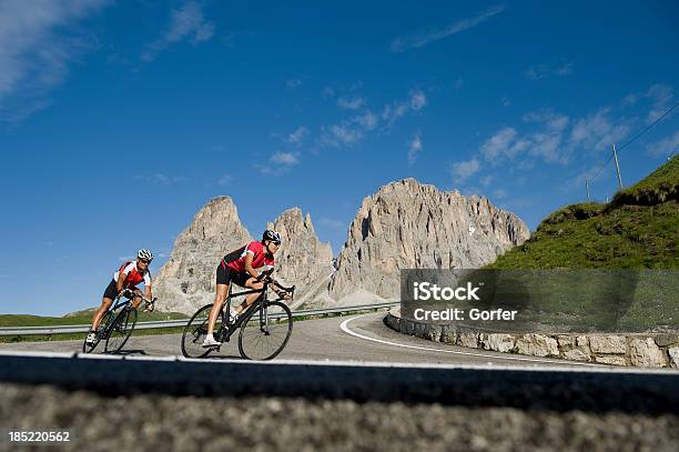 Wheel Driver Enjoys The Departure In Dolomites South Tyrol Stock Photo - Download Image Now