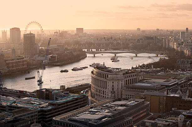 istock London skyline at sunset 185220883