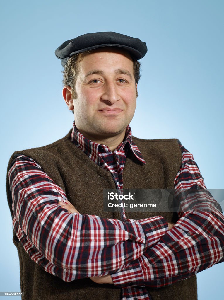 Farmer Farmer looking at camera. 30-39 Years Stock Photo