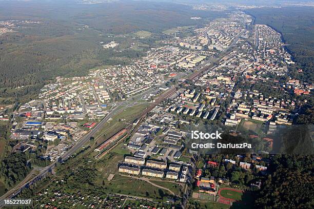 Foto Aérea De Cidade Wejcherowo - Fotografias de stock e mais imagens de Acima - Acima, Ao Ar Livre, Arquitetura