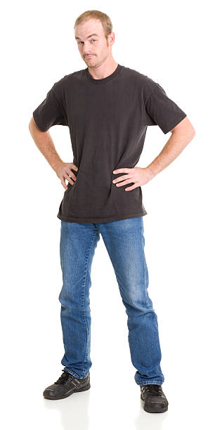 istock Man Standing With Arms Akimbo 185221365