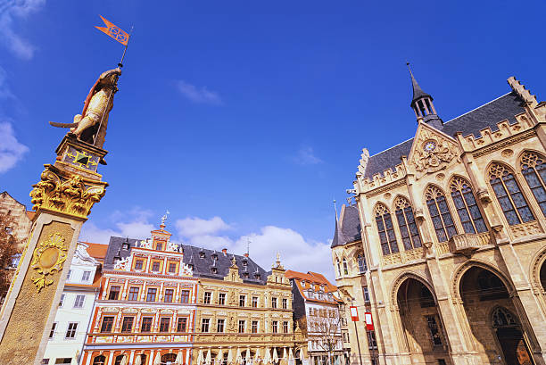 istock Erfurt Fischmarkt (Fish market) and Rathaus (town hall) 185221621