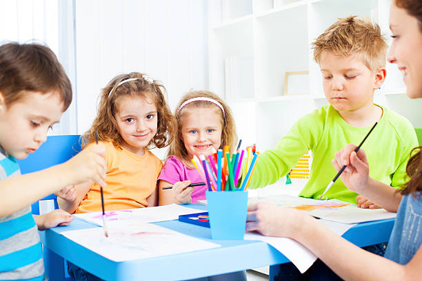 istock Children Craft Activities Coloring and Drawing. 185222942