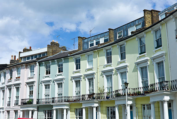 istock london architecture: classic townhouses in primrose hill 185223135