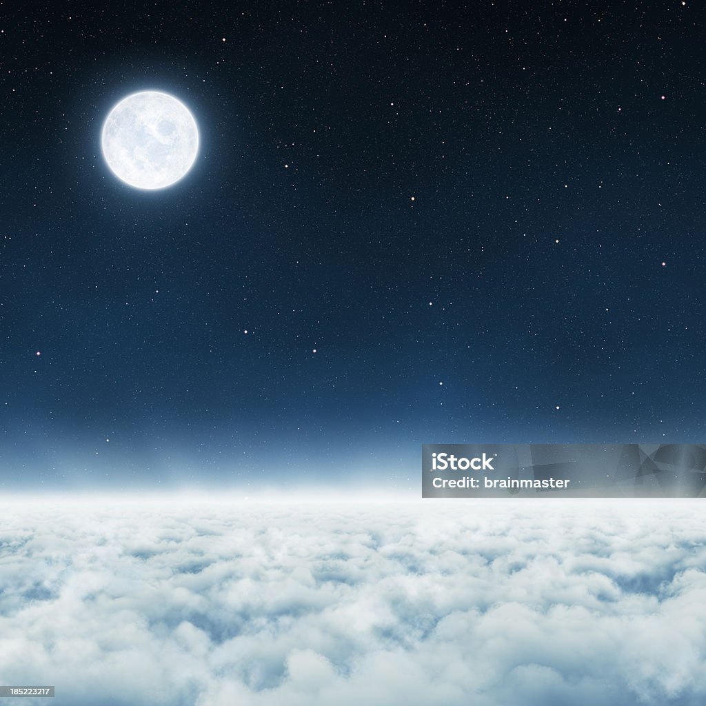Sopra le nuvole - Foto stock royalty-free di Nube