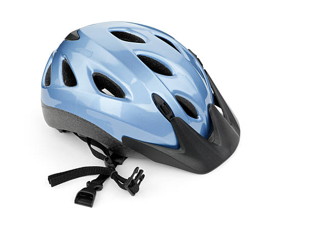 casco bicicleta aislado - casco de ciclista fotografías e imágenes de stock