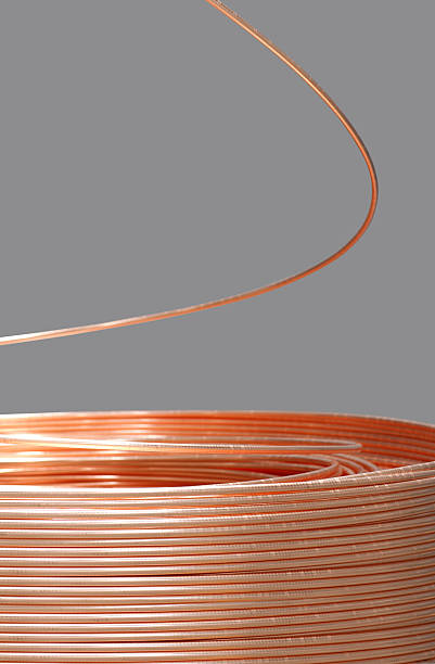 Copper wire stock photo
