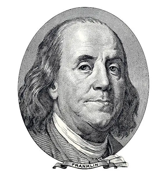 Photo of Benjamin Franklin portrait