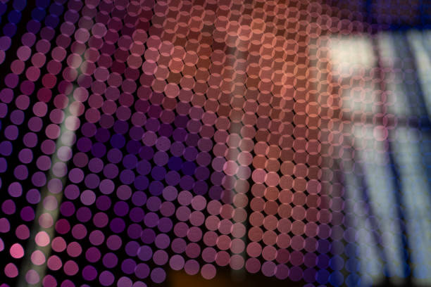 Abstract and dreamy colored neon lights