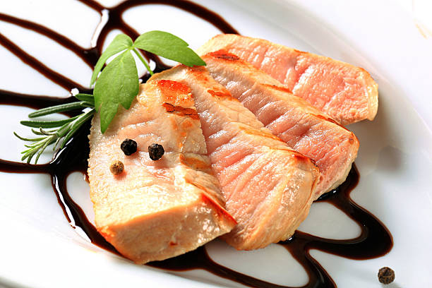 istock Slices of roasted pork 185224278
