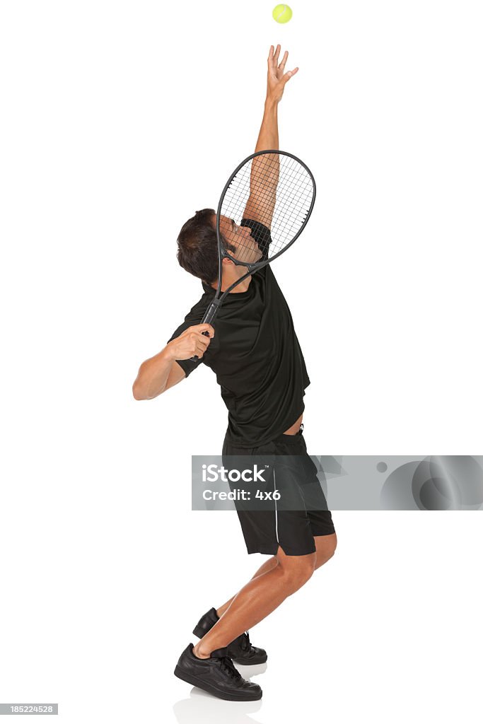 Tennis player in action Tennis player in actionhttp://www.twodozendesign.info/i/1.png Tennis Stock Photo