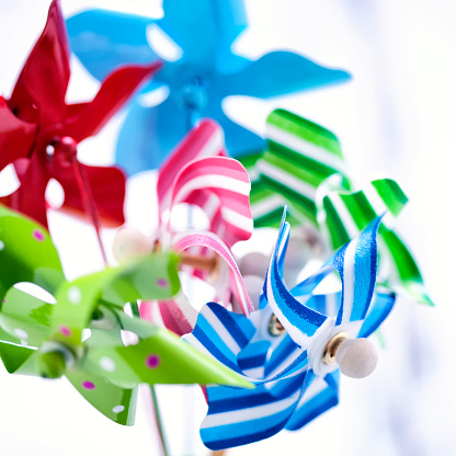Colorful pinwheels